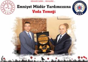 Emniyet Müdür Yardımcısına Veda Yemeği