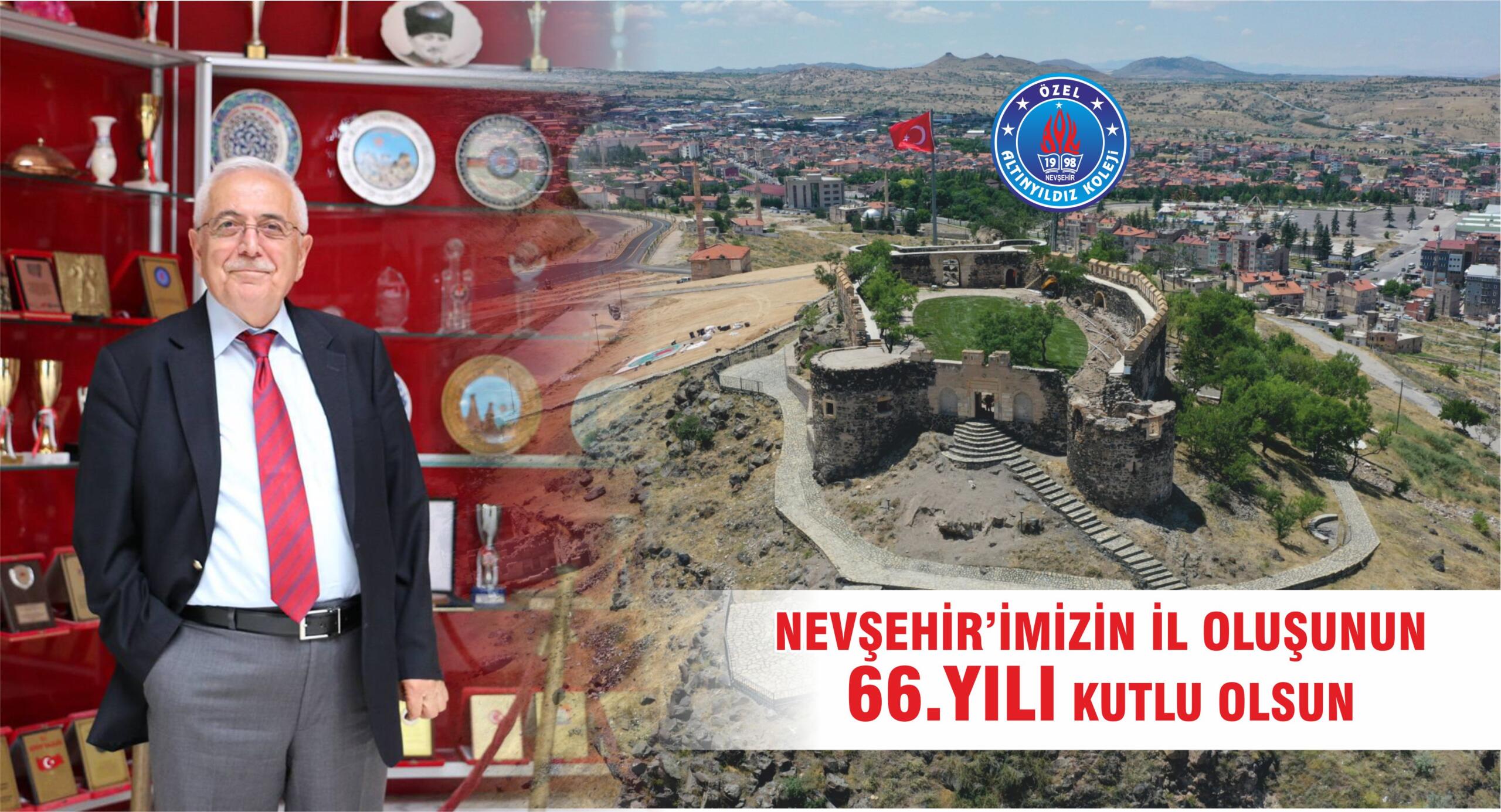 RAGIP ÖZALTIN, NEVŞEHİR’İN İL OLUŞUNUN 66.’NCI YIL DÖNÜMÜ’NÜ KUTLADI