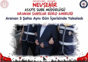 Aranan Şahıslar Büro Amirliği Aranan Üç Şahsı Aynı Gün İçerisinde Yakaladı
