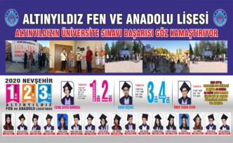 ALTINYILDIZIN 2020 ÜNİVERSİTE SINAVI BAŞARISI GÖZ KAMAŞTIRIYOR