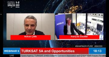 TÜRKSAT 5A ilk kez canlı yayınla tüm dünyaya gösterildi