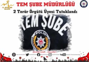 İki Terör Örgütü Üyesi Tutuklandı