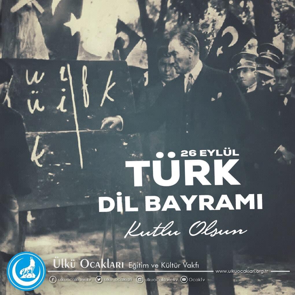 Balkan türker türk dili bayramını kutladı