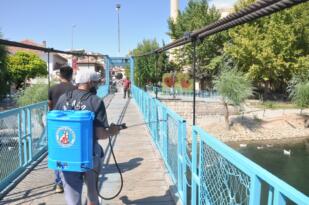 Avanos ’da Dezenfeksiyon İşlemi Devam Ediyor