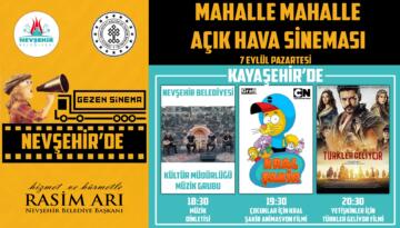 GEZEN SİNEMA TIR’I BU AKŞAM KAYAŞEHİR’DE