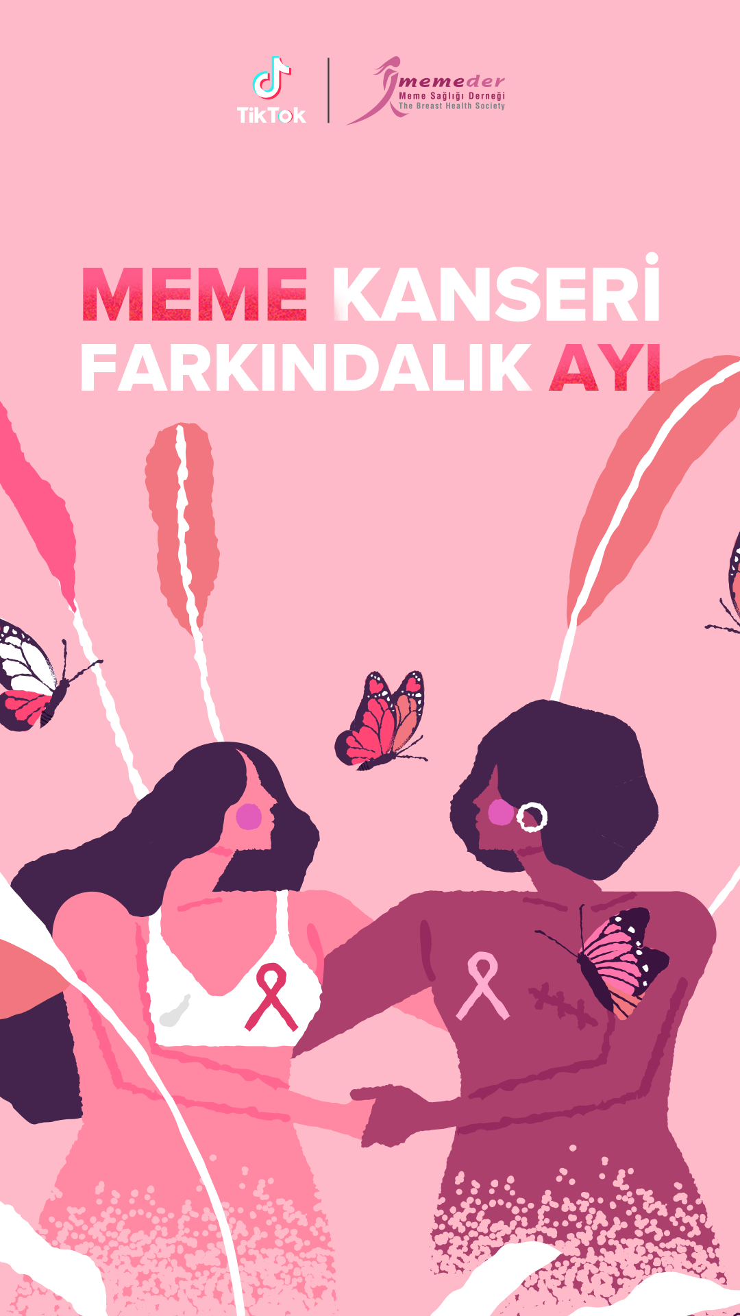 TikTok, Meme Kanseri Farkındalık Ayı için MEMEDER ile pespembe!