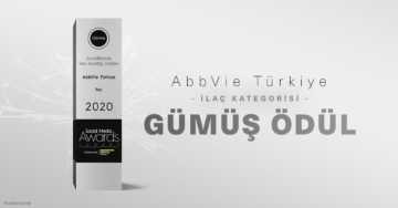 Social Media Awards Turkey 2020’den AbbVie’ye ‘Gümüş Ödül’