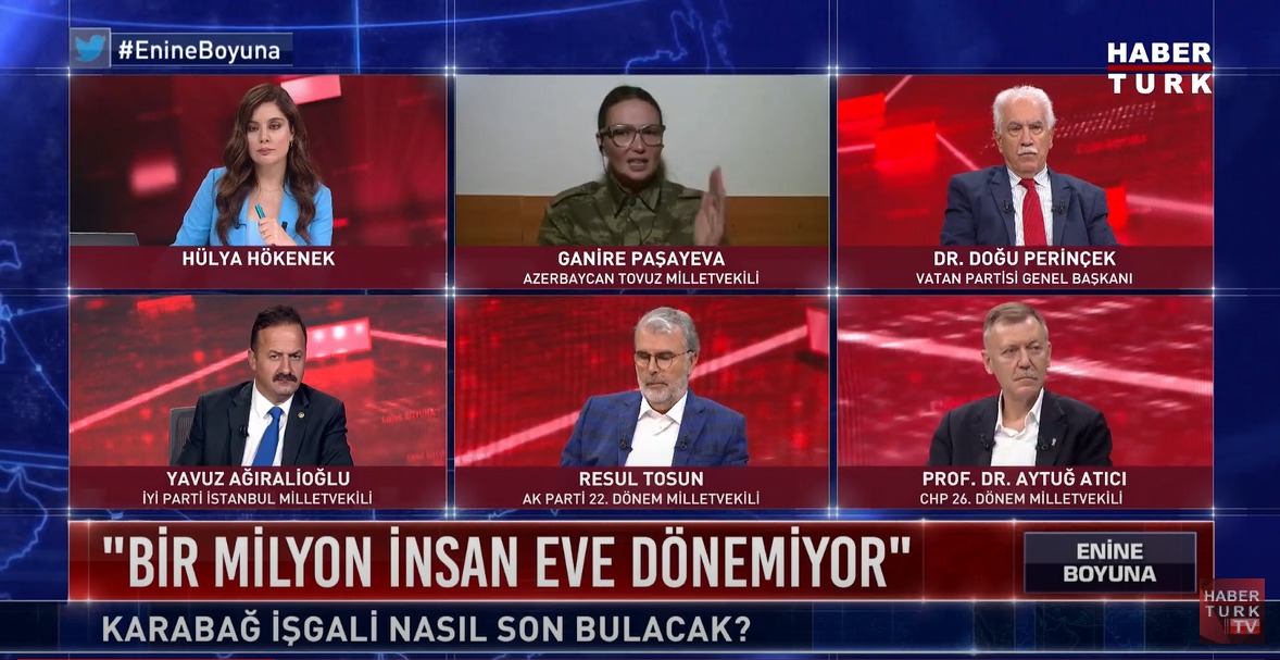 Azerbaycan Milletvekili Paşayeva<br>Perinçek’in Soykırım Yalanına karşı zaferini övdü