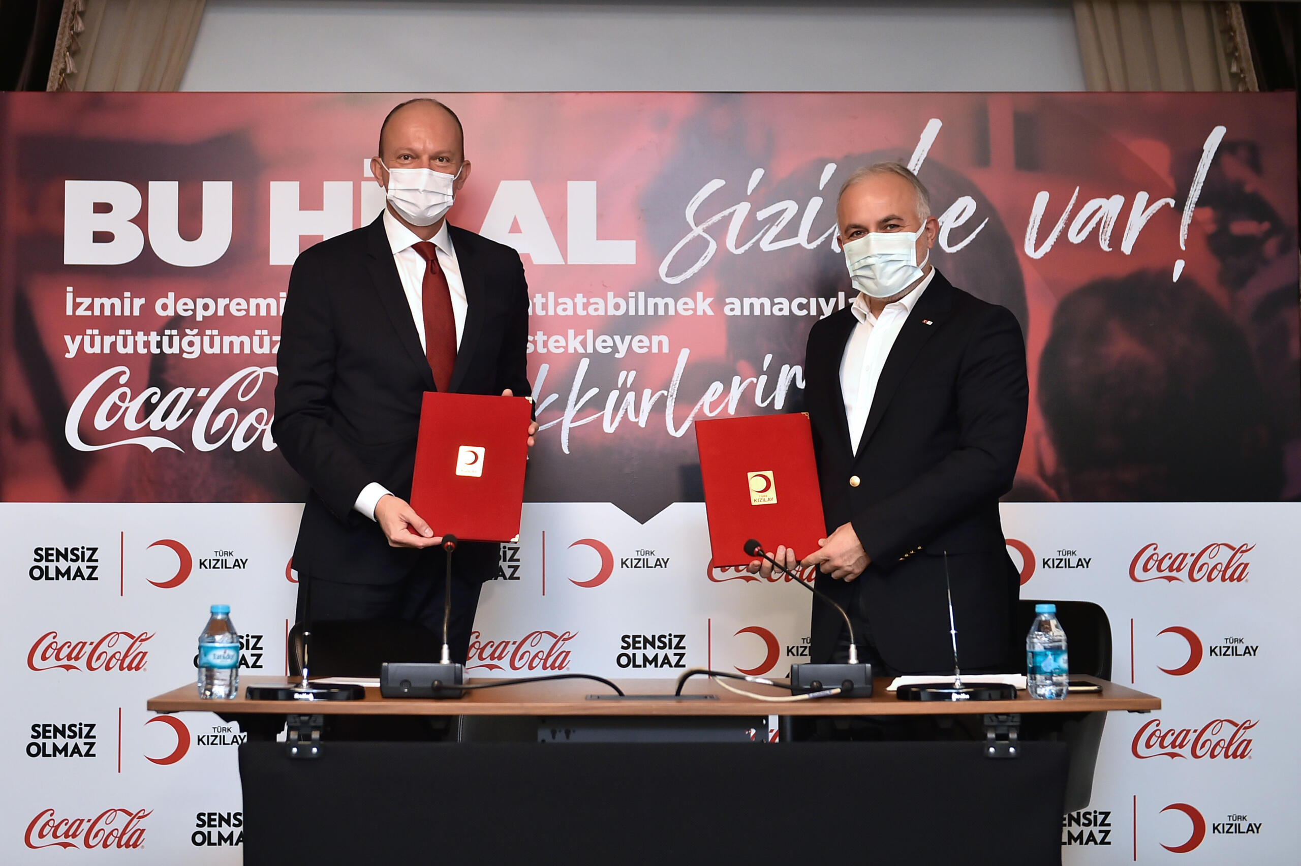 Kızılay ve Coca-Cola depremin yaralarını birlikte saracak
