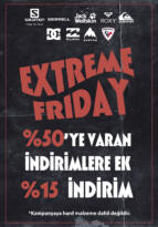 Adrenalin yaşam tarzı, “Extreme Friday” kampanyası ile destekleniyor…