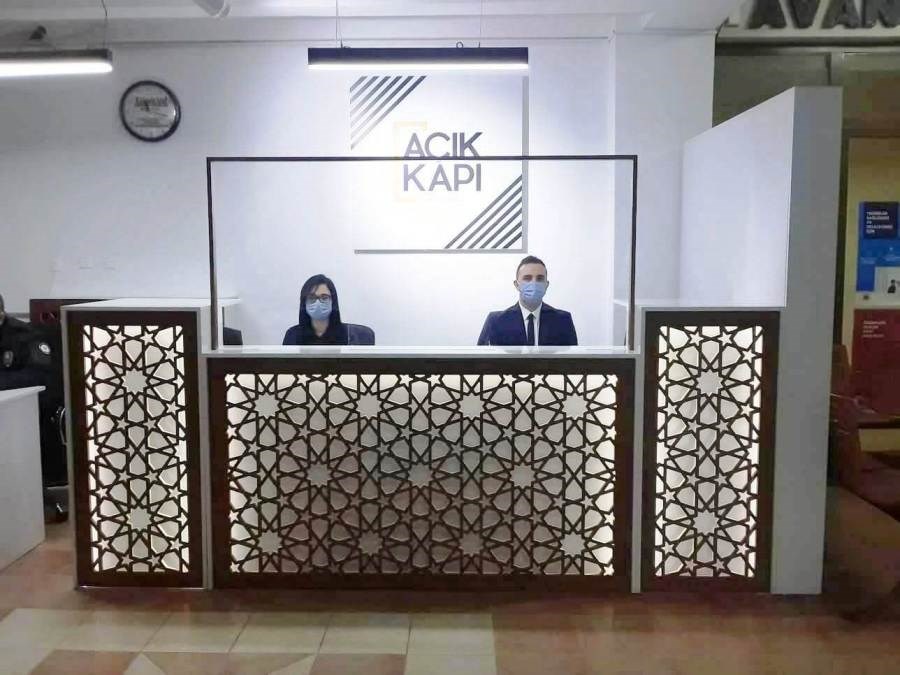Avanos’ta açık kapı bürosu hizmette