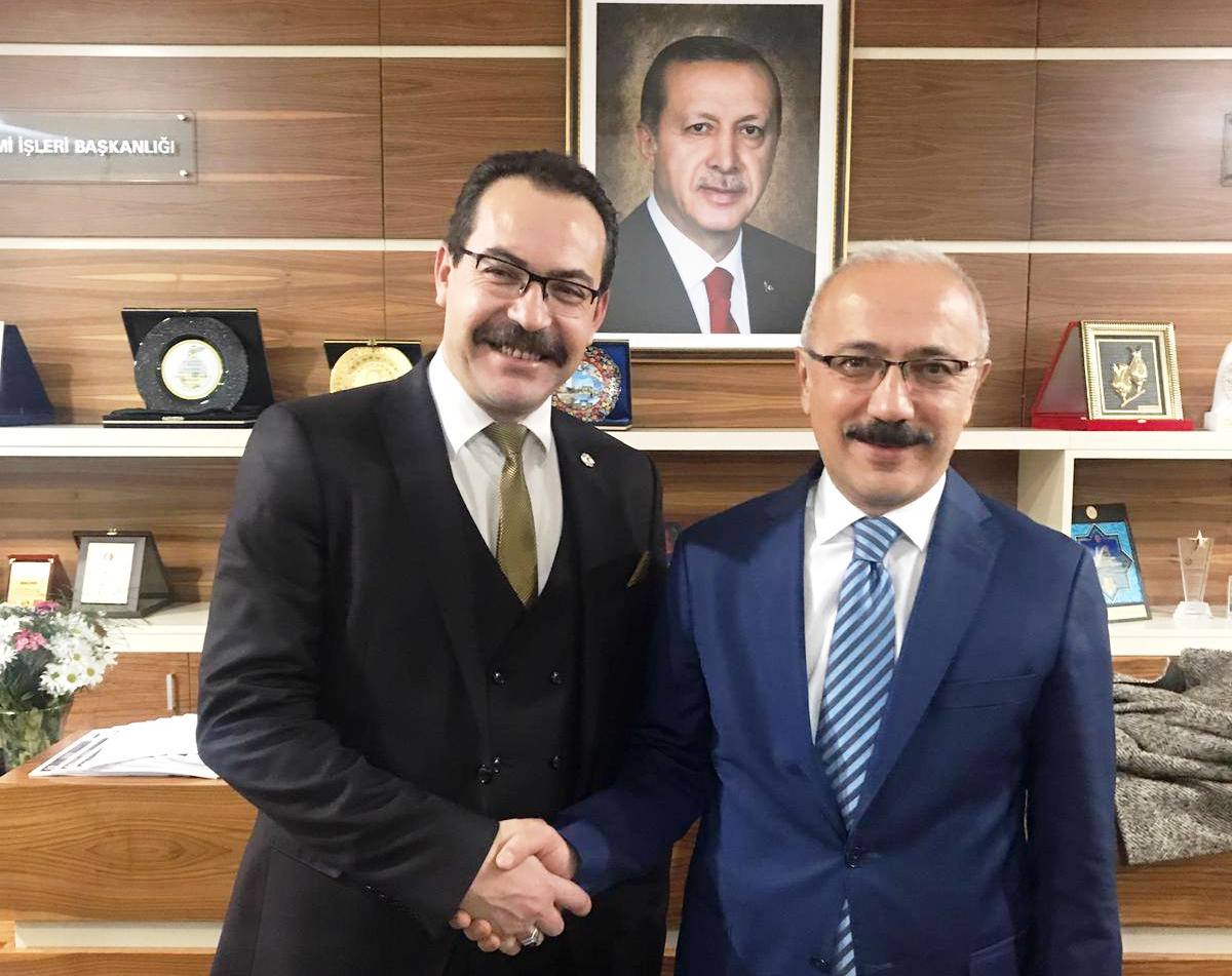 Başkan Ekici’den Elvan’a başarılar temennisi