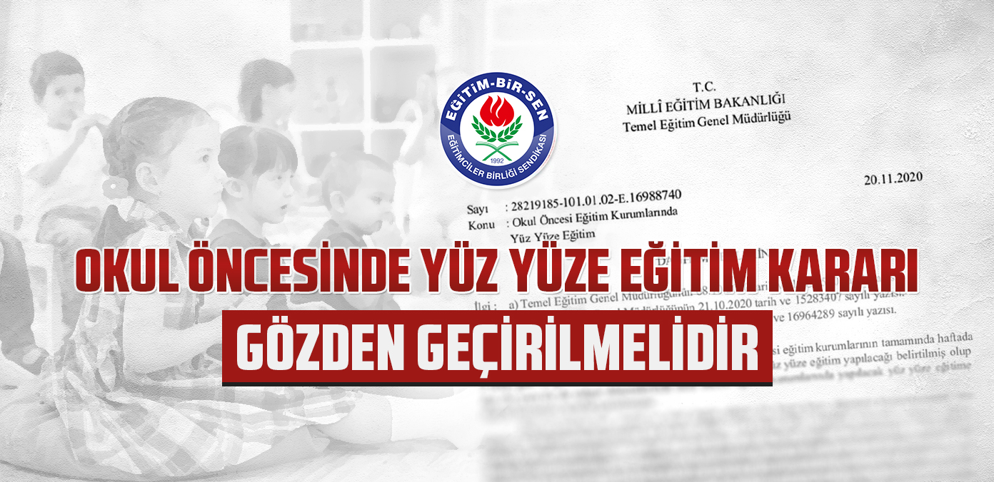 Okul öncesi öğretmenlerine bakıcı muamelesi yapılmasına karşıyız
