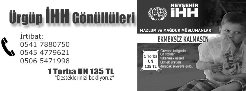 İHH Ürgüp’te yardım kampanyası başlattı