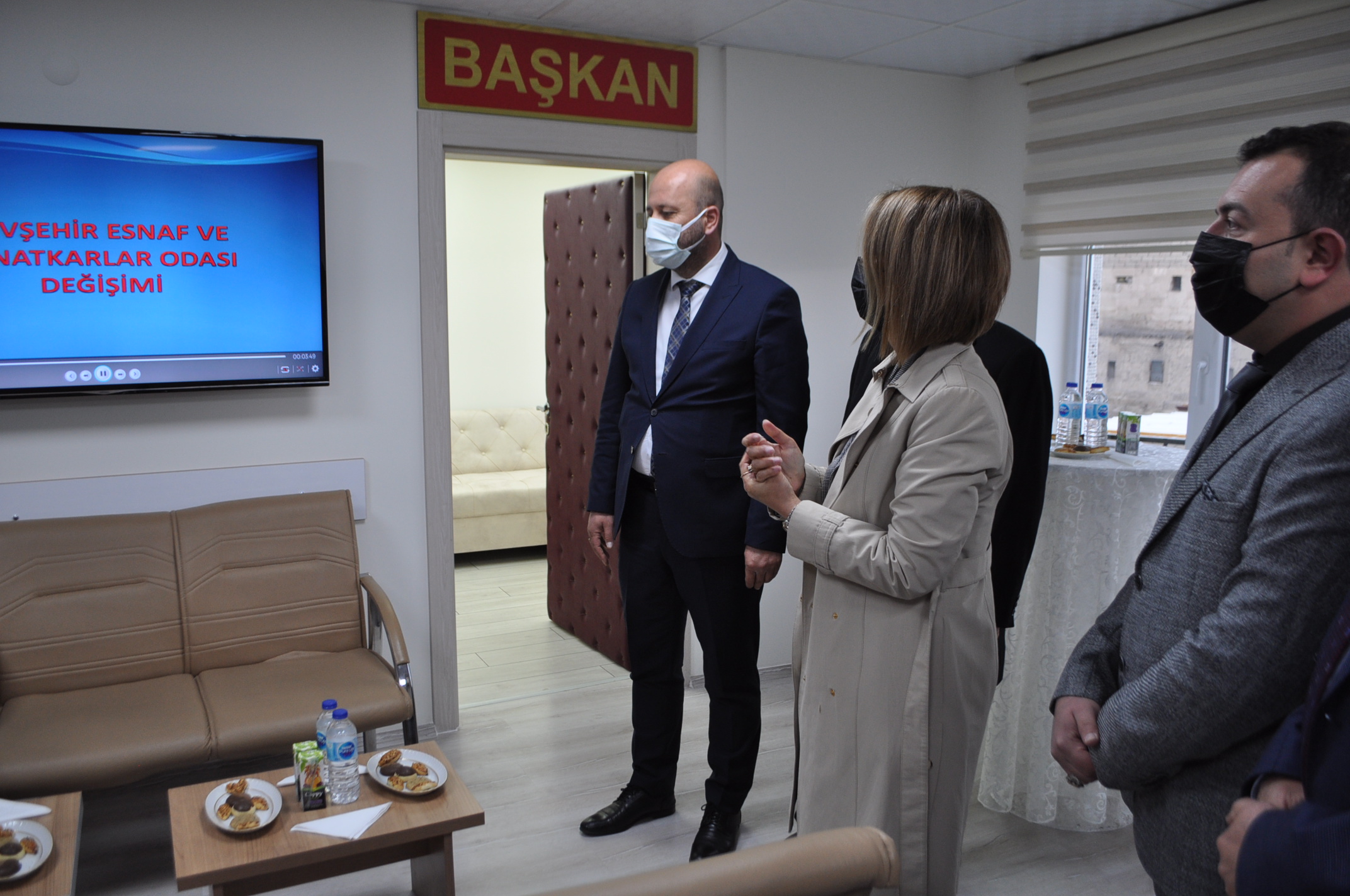 Esnaf sanatkarlar odasının modern hizmet binasının açılışı yapıldı