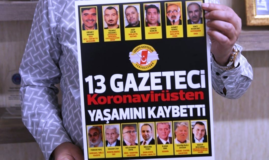 Koronovirüsten 13 gazeteci yaşamını yitirdi