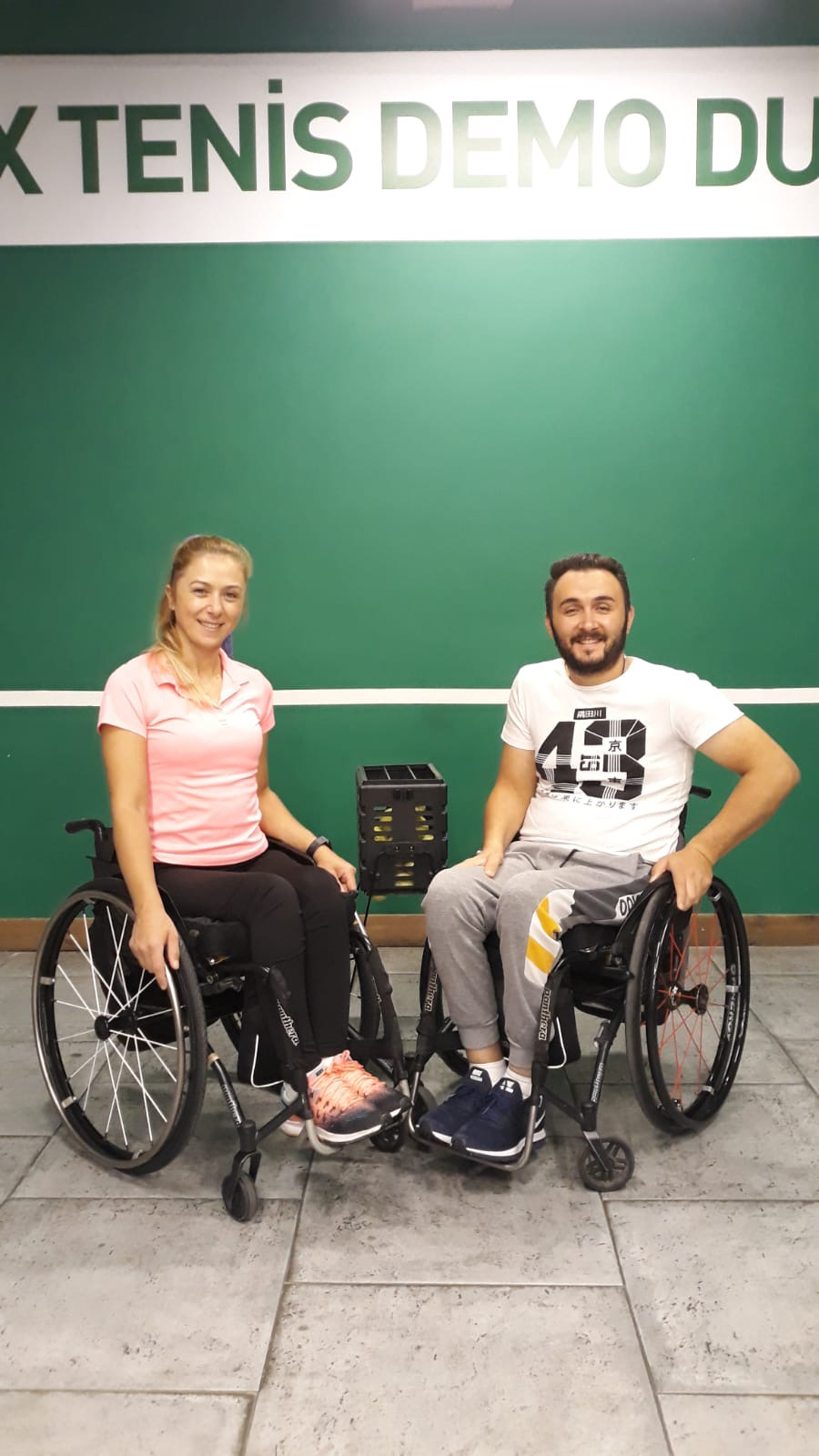 OLGAR, TEKERLEKLİ SANDALYE TENİSİ MİLLİ TAKIM SPORCULARI EBRU BULGURCU ve FATİH KARATAŞ’A SPONSOR OLDU