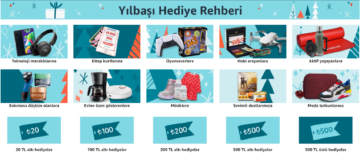 Amazon.com.tr’den Yılbaşı Hediye Rehberi