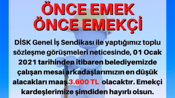 Hacıbektaş Belediyesi asgari ücreti 3 bin 600 TL olarak uygulayacak