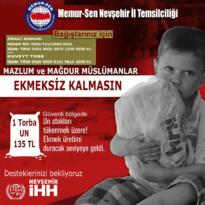 Memur-Sen ve İHH’dan yardım kampanyası