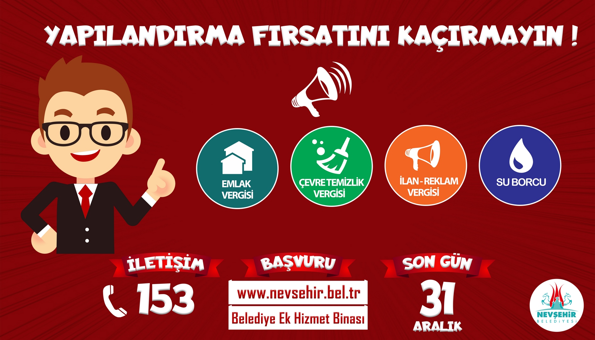 YAPILANDIRMA BAŞVURULARI İÇİN SON HAFTA