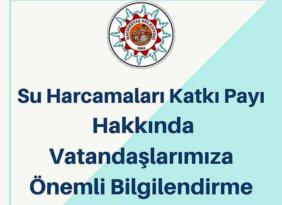 Katkı payları yeniden halkımıza hizmet olarak dönecek