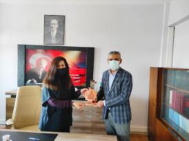 Başkan Altıok’tan yeni müdürlere hayırlı olsun ziyareti