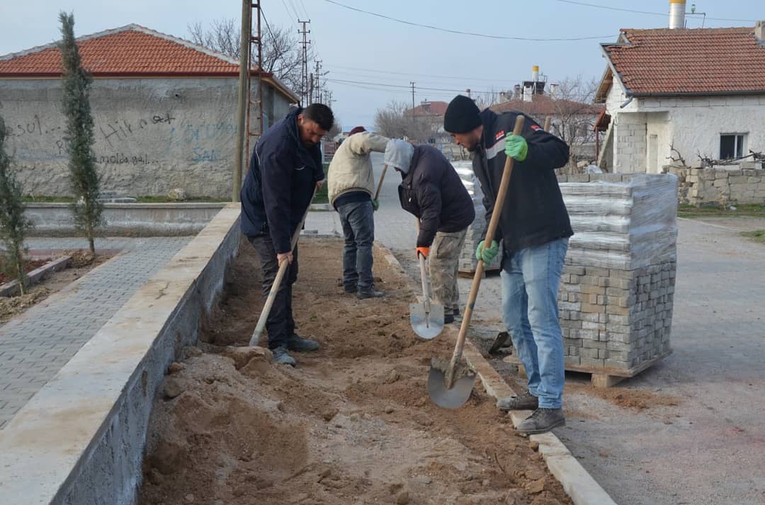 Gülşehir belediyesi ekipleri 5 ayrı koldan çalışıyor