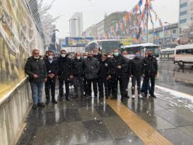 Başkan Çiftçi ve ilçe teşkilatı Reis’in yanındaydı