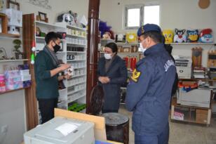 Yazıhüyük’te maske ve mesafe denetimleri sürüyor