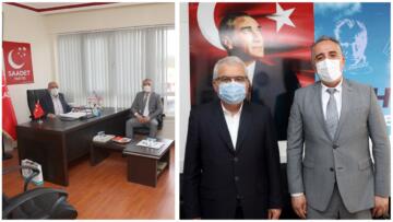 BELEDİYE BAŞKANI SAVRAN’DAN SP VE CHP’YE ZİYARET