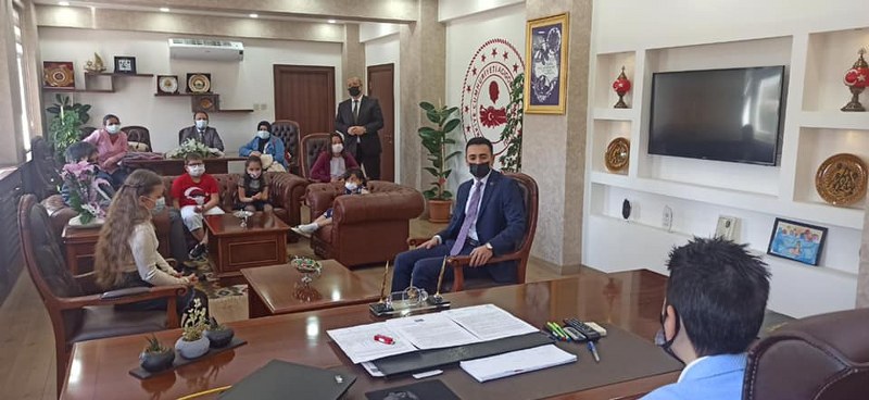 Temsili Kaymakam ziyaret edildi