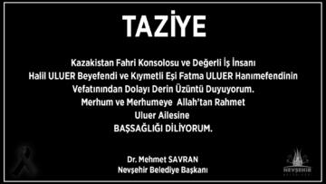BAŞKAN SAVRAN’DAN HALİL ULUER İÇİN TAZİYE MESAJI