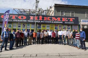 BAŞKAN SAVRAN, SANAYİ ESNAFI İLE BULUŞTU