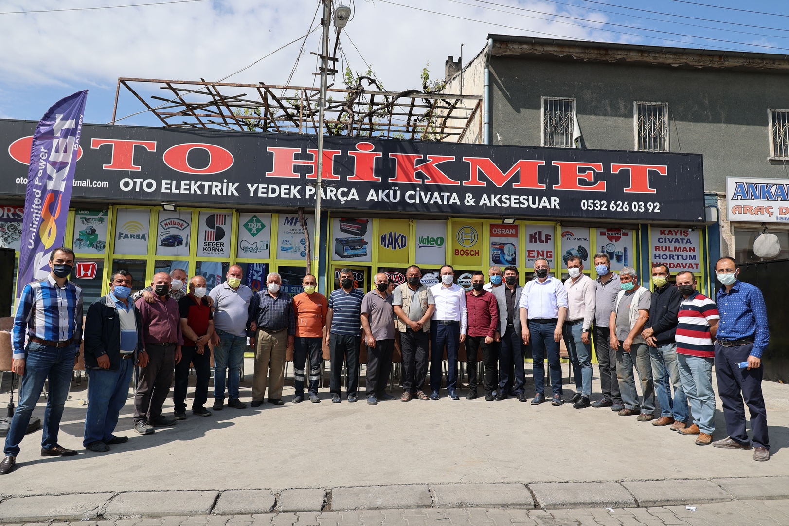 BAŞKAN SAVRAN, SANAYİ ESNAFI İLE BULUŞTU