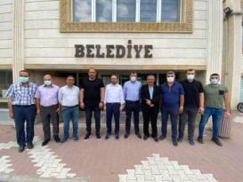 AK Parti heyetinden Kaymaklı belediyesine ziyaret