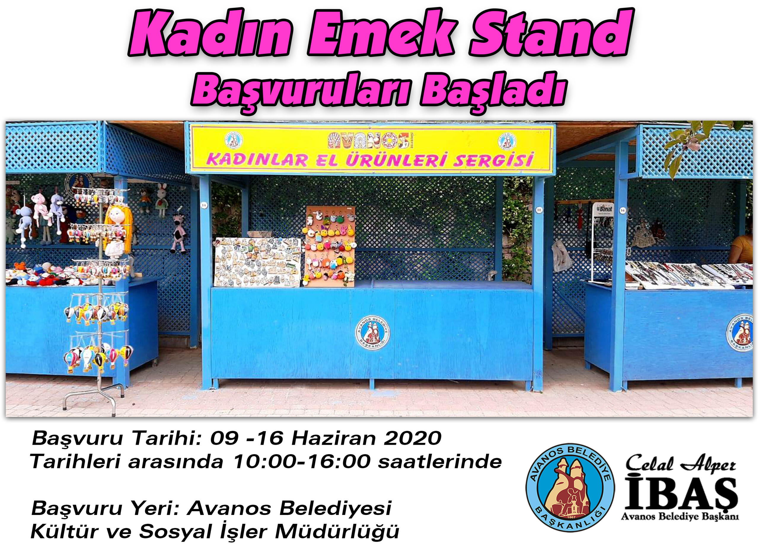 Avanos Belediyesi Kadın Emek Stantları Faaliyete Geçiyor