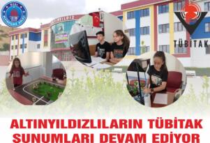 ALTINYILDIZLILAR TÜBİTAK SUNUMLARI DEVAM EDİYOR