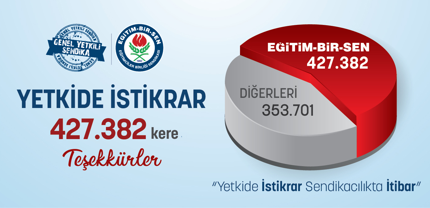 Yetkide istikrarın adı EBS