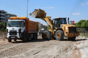 62. SOKAKTA ALTYAPI VE ÜSTYAPI İÇİN ÇALIŞMALAR BAŞLADI