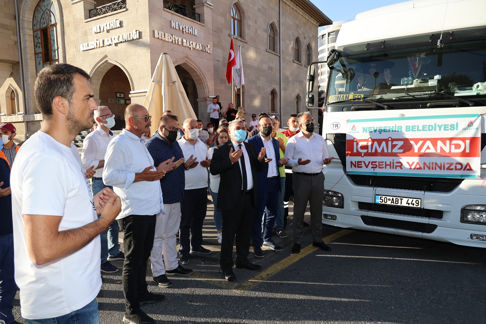 NEVŞEHİR BELEDİYESİNDEN MANAVGAT’A DESTEK