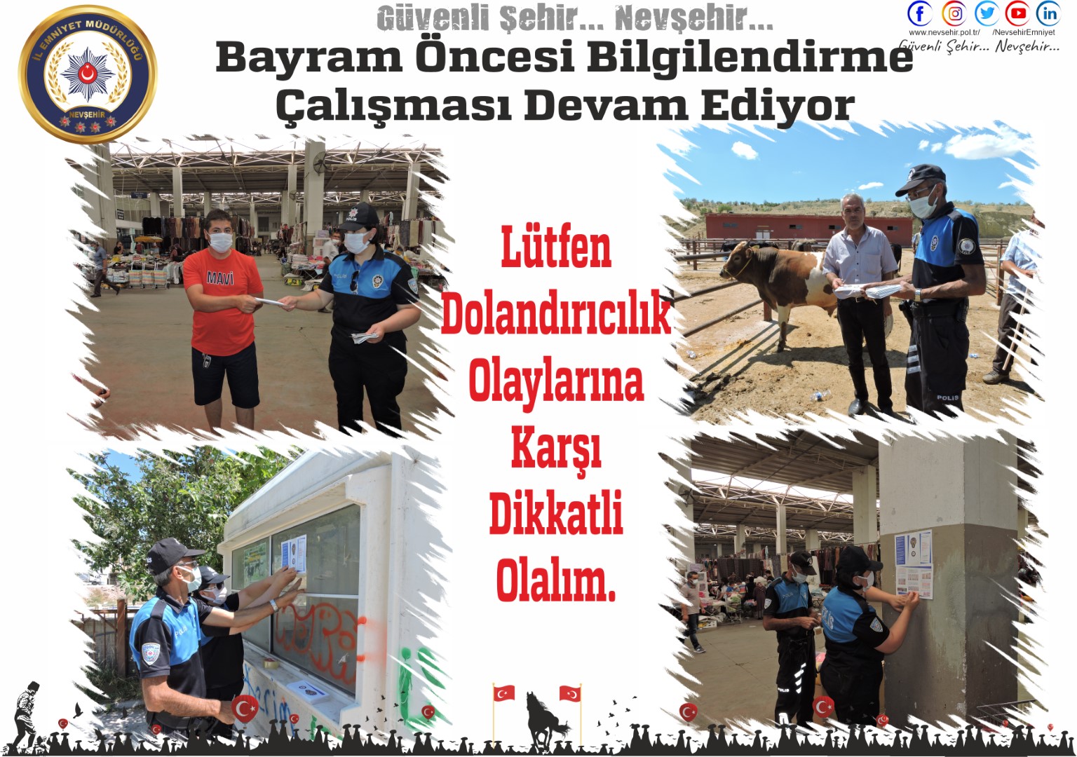 Bayram Öncesi Bilgilendirme Çalışması Devam Ediyor