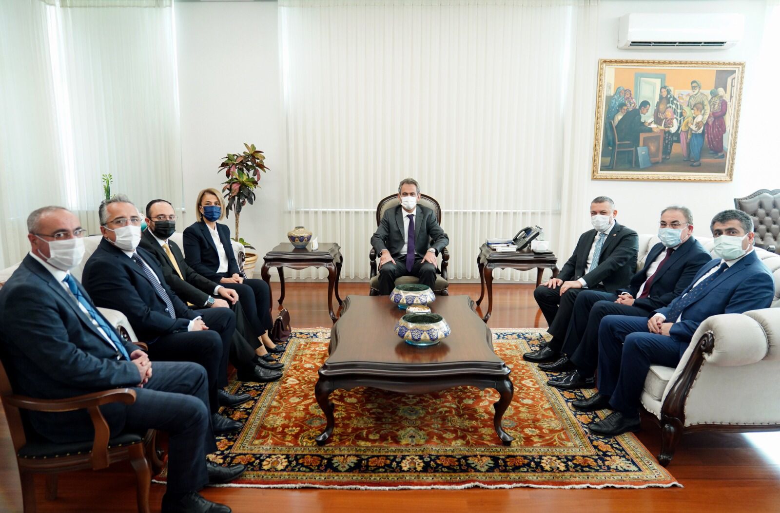 NEVŞEHİR HEYETİNDEN MİLLİ EĞİTİM BAKANI ÖZER’E ZİYARET