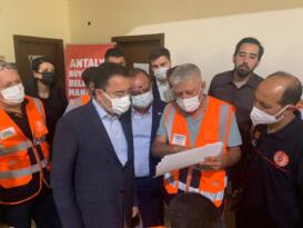 ALİ BABACAN AFET BÖLGESİNDE ‘Yangına tedbirsiz yakalanmak affedilemez’