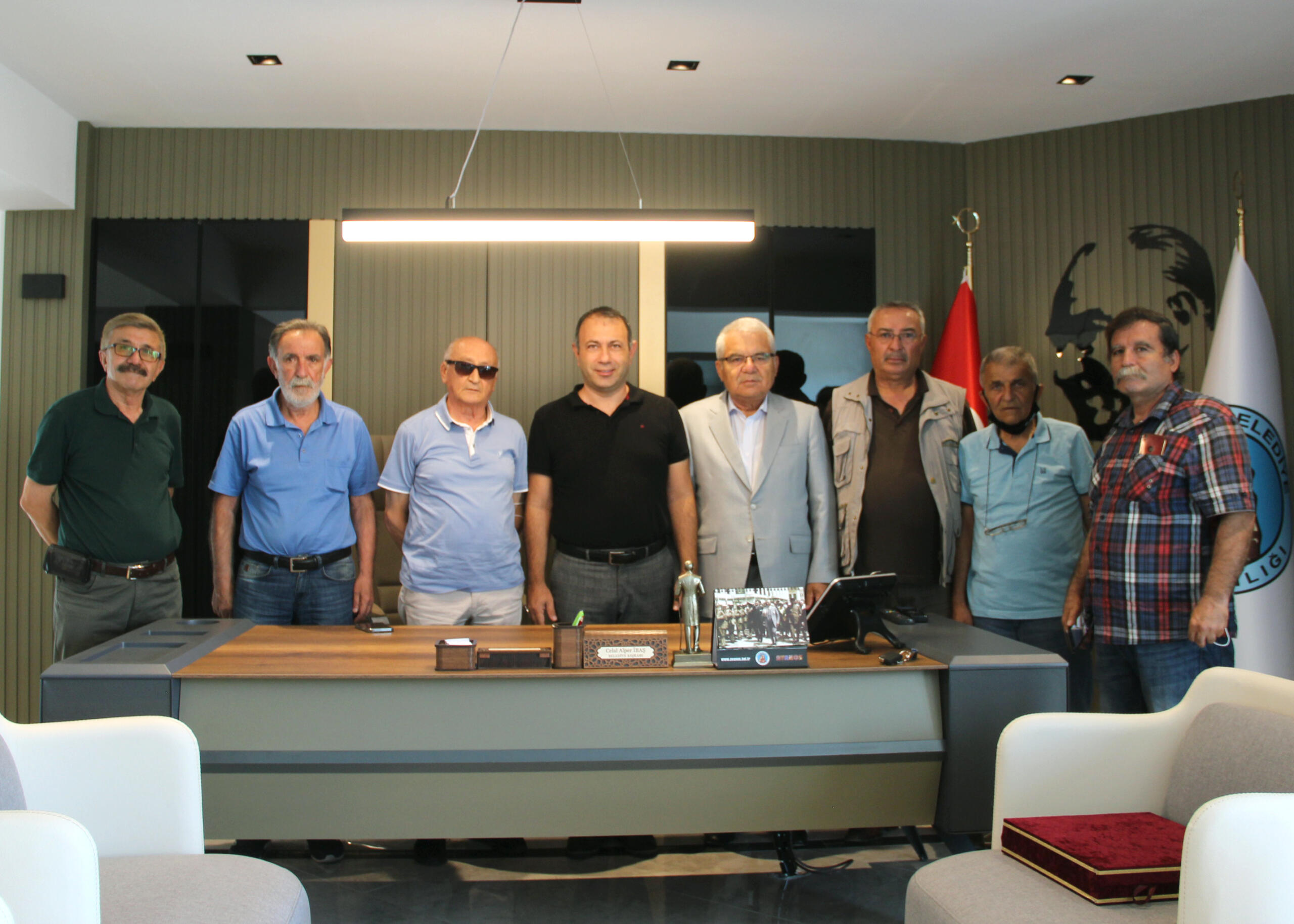 CHP HEYETİNDEN BAŞKAN İBAŞ’A ZİYARET