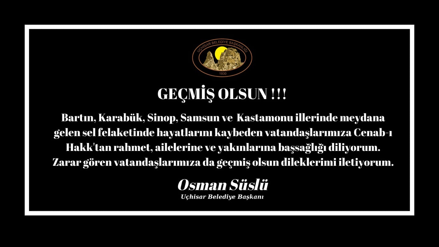 Başkan Süslü’den başsağlığı ve geçmiş olsun mesajı