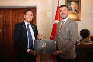 Ürgüp Belediyesi Bulgaristan Büyükelçisi Tcholakov’u Ağırladı