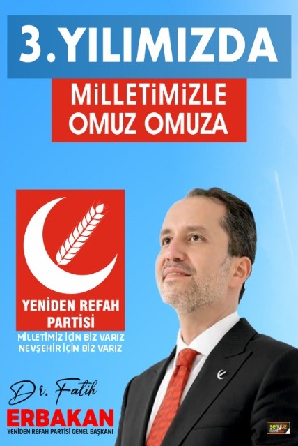 Yeniden Refah Partisi 3 yaşında