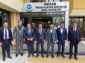 Başkan Çiftçi MEDAŞ Genel müdürünü ziyaret etti