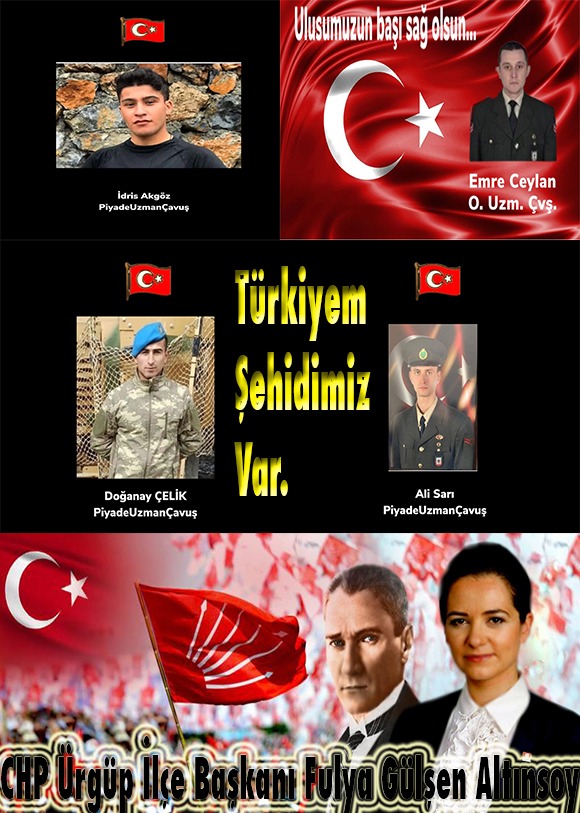 Şehidlerimize Taziye Mesajı